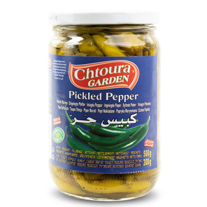 Marinuotos aitriosios paprikos - Chtoura Garden - 500 g
